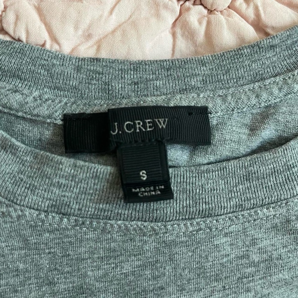 J.Crew Grey Libra T Shirt - Picture 3 of 3